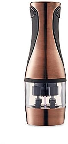 Easy Grip Copper Finish Electronic Salt & Pepper Mill INCLUDES 6 AAA BATTERIES