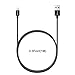 Lizone Nylon Braided USB Cable with Lightning Connector for iPhone 5 and above - 3.3 Feet - Black