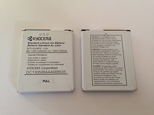New Oem Kyocera SCP-53LBPS Hydro Elite 4G LTE C6750 Verizon Wireless 2000mah O4L Battery
