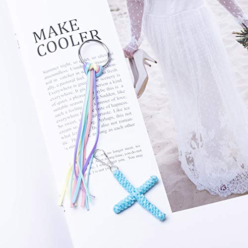 5 Whaline+Bracelet+Scoubidou+Plastic+Keychain