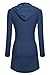Ninedaily Women Long Sleeve Scoop Neck String Hoodie Shirts With Kangaroo Pocket