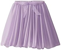 Capezio Little Girls' Children's Collection Circular Pull-On Skirt, Lavender, Small