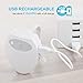 LED Toilet Bowl Night Light, Motion Sensor Activated Nightlights USB Rechargeable Colorful Toilet Light (1 PCS)