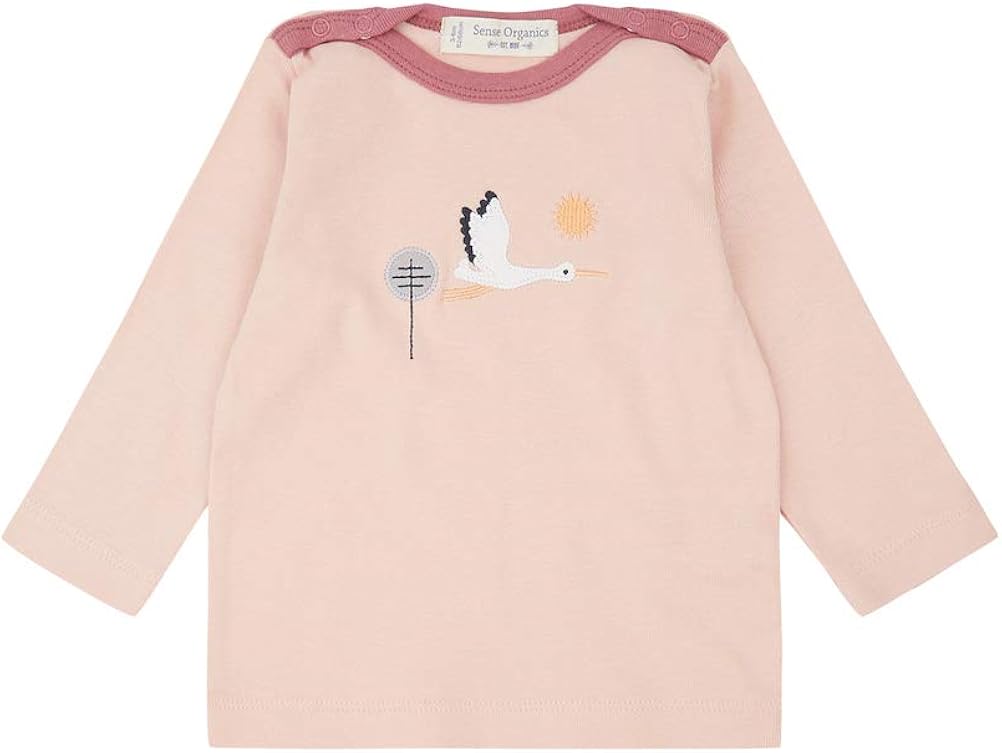 LA - Camiseta para niña (algodón bio, talla 92), color rosa: Amazon.es: Ropa y accesorios