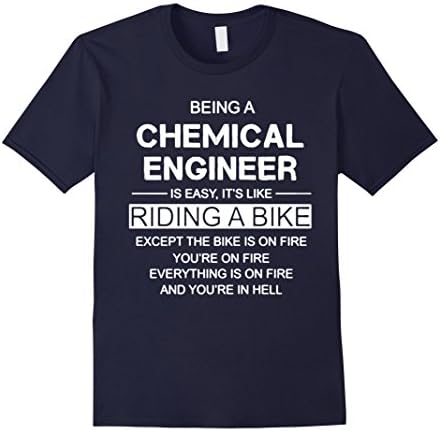 Mens Chemical Engineering Shirt - Chemical Engineer Tshirt Small Navy