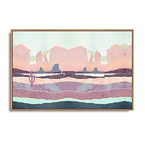 SIGNFORD Framed Canvas Home Artwork Decoration Abstract Mountain...