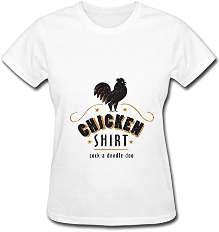 Orchard Plazza Women's Chicken shirt particular tee white