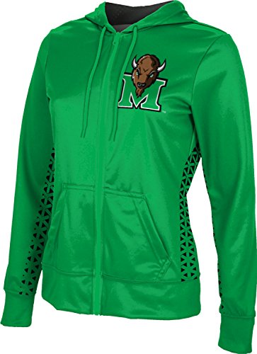 ProSphere Marshall University Girls' Full Zip Hoodie - Geo FEB0 (Medium)