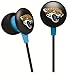 iHip NFF10200JAJ NFL Jacksonville Jaguars Mini Ear Buds, Gold/Turquoise