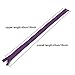 40Pcs Invisible Zippers 18 Inch For Tailor Sewer Sewing Craft Crafter's Special Nylon Zip Mix 20 Colors(Total 18inch/45cm,teeth length 16 inch/40cm)