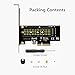 This PCI-e 3.0 x4 Host Adapter for M.2 NVMe PCI-e SSD Allows The M.2 (PCIe) to be Installed onto The Standard PCI Express Slot in The Main Board.(Only Suit for NVMe)