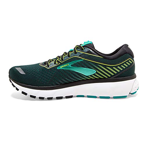 Brooks Ghost 12 Running Shoe Black/Lime/Blue Grass 11.5 D (M) - Thumbnail 3