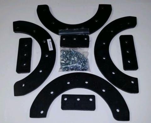 Snow Thrower Paddle set 20,21 or 22" FITS Murray / Craftsman, 302565ma, HARDWARE INCLUDED! (68 pcs)