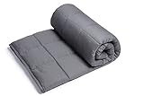 Weighted Blanket for Adults (15 lbs for 100 -150 lbs individuals) by Sivio, Perfect for Fall Asleep Faster and Sleep Better, Reduce Anxiety, Autism，Sensory Processing Disorder (60