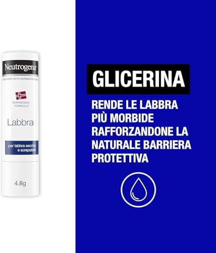 Formula Norvegese Balsamo Labbra Stick con Blister, 4.8 g
