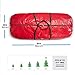 Artificial Christmas Tree Storage Bag - Fits Up to 9 Foot Holiday Xmas Disassembled Trees with Durable Reinforced Handles & Dual Zipper - Waterproof Material Protects from Dust, Moisture, & Insects