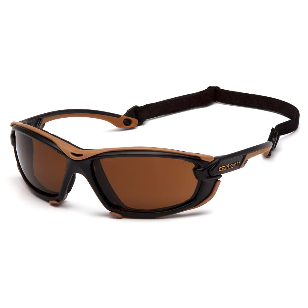 Photo 1 of Carhartt Gear CHB1018DTMP Toccoa™ Sandstone Bronze Anti-Fog Lens - One Size Fits All - Black/Tan