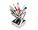 ArtsOnDesk Modern Art Pen and Pencil Holder St203 Stainless Steel Silver color Patented High-end Deck Accessory Desktop Pen Case Cup Tray Stand Office Organizer Christmas Valentines Gift.