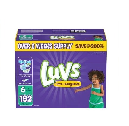 Luvs With Ultra Leakguards Size 6 Diapers 120 Count