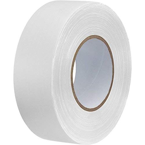 Gocableties Premium White Duct Tape, 48mm x 50m, Heavy Duty, Strong