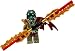 LEGO Legends of Chima Minifigure - Cragger Crocodile with Cape and Double Swords