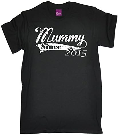 123t Men's Mummy Since 2015 Mum Mother T Shirt Grandma Children Child Kids Granny Year Personalised Baby Babies Birthday Gift Christmas Present T-SHIRT