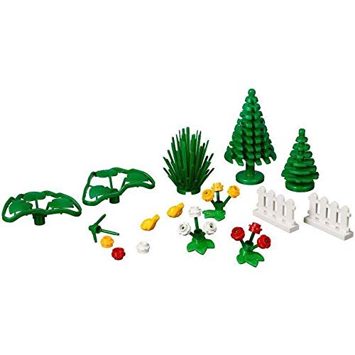 LEGO Pflanzen, Bäume, Sträucher, Blumen, Zäune, Frosch Gelb - Xtra - Set 40310 – Bild 3