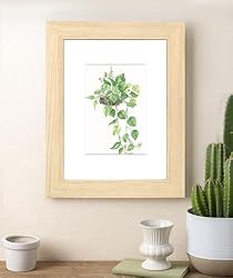 LaVie Home 9x12 Picture Frame Beige Oak Wood Poster
