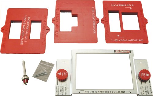 Milescraft 1215 Strike Door Plate Mortising Kit