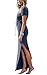 LXS STORE Women Sexy V Neck Casual Beach Club Maxi Dress Short Sleeve Long Dress