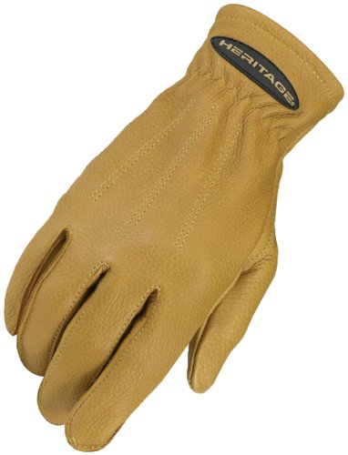 Heritage Trail Gloves, Size 8, Natural Tan