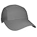 Headsweats Womens Performance Race Hat for Running and Outdoor Lifestyle Baseball Cap, Grey