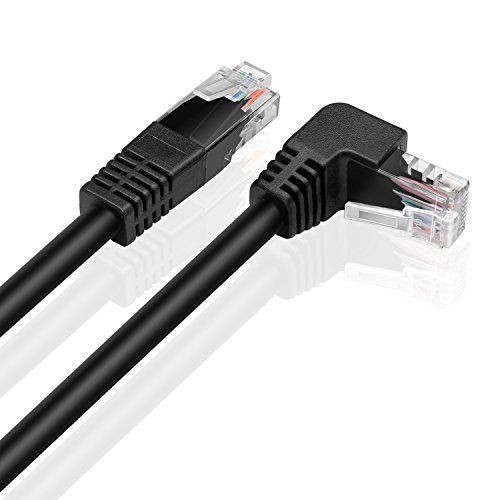 TNP Cat6 Ethernet Cable (Right Angle Up, 3 FT) - RJ45 90 ...