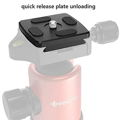 GEEKOTO Tripod Quick Release Plate Camera Mounting Adapter Parts