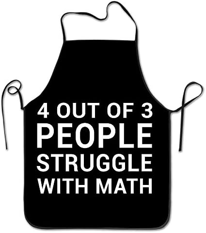 4 Out Of 3 People Struggle With Math Cute Kitchen Apron