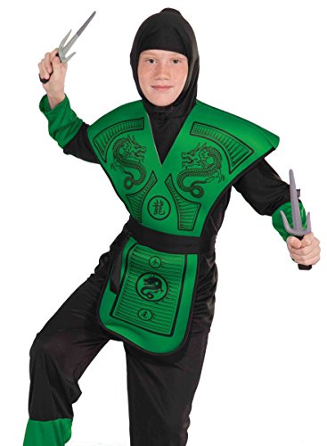 Green Ninja Costume, Child Large