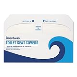 Boardwalk K2500 Premium Half-Fold Toilet Seat Covers (10 Boxes of 250)
