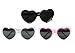 niceEshop(TM) 3pcs Super Cute Oversized Heart Shaped Plastic Frame Sunglasses Eyewear
