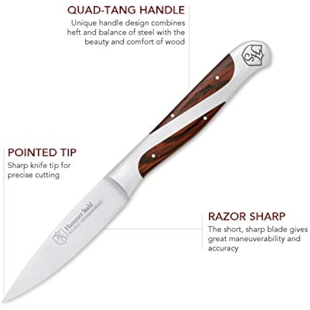 3.5Inch Paring Knife German High Carbon Steel Sharp Small Kitchen For