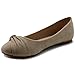 Ollio Women's Shoe Ballet Faux Suede Flat