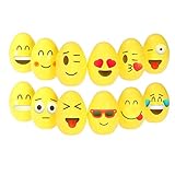 Totem World 48 Fillable Emoji Easter Egg Hunt Party Supply Pack - 2.5