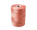 C-LON Fine Weight Bead Cord, Rose - 0.4mm, 136 Yard Spool