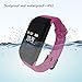 fitpolo Fitness Watch, Fitness Tracker, Activity Tracker with Heart Rate Monitor Waterproof Smart Wristband Sleep Monitor Step Counter Calorie Counter Pedometer for Women Men Kids Android iOS Purple