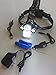 Canyon Nitehawk LED Rechargeable Headlamp for Biking, Hiking, Running (Includes Batteries, USB, Car, and 110V Recharger)