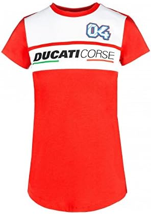 Ducati Corse Team 2018 Andrea Dovizioso #04 Official MotoGP Ladies Fitted T-Shirt TEE Women Girls