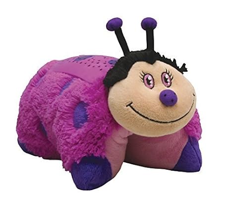 Dream Lites Mini Pillow Pet Hot Pink Ladybug Night Light Projects