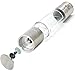 Pepper grinder and Pepper mill,Double-ended Manual 2-in-1 Salt & Pepper Shaker/Grinder/Mill with Ceramic Grinding Core,Stainless Steel Food grade Material Silver color Spice Grinder By AUOON