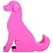 Z PLINRISE Puppy Desk Phone Stand Dog Shape Smartphone Holder for Free You Hands (Pink)