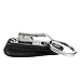 Saim Leather Belt Loop Keychain, Stainless Steel Keychain with Key Chain Ring Design Faux Leather Belt Loop Key Chain 1 Pcs