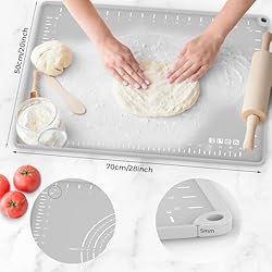 Silicone Baking Mat 28" x 20", Extra Thick Dough